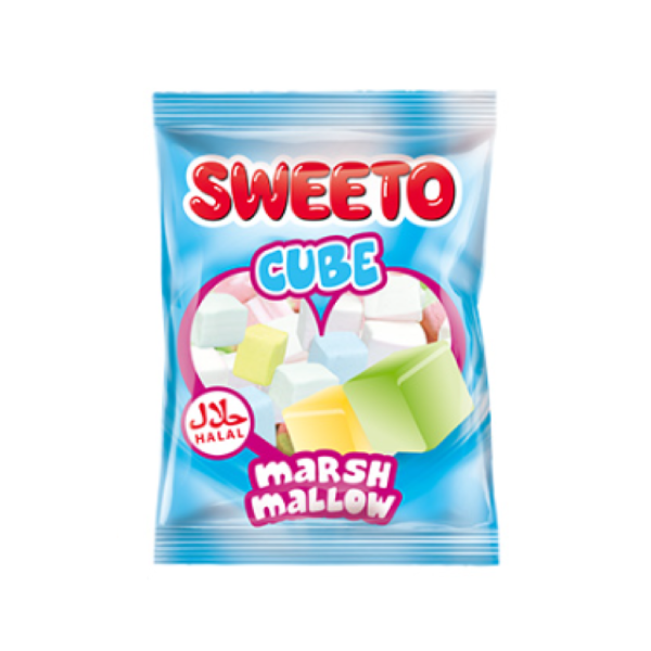 SWEETO MASMELO CUBO 30G X 24