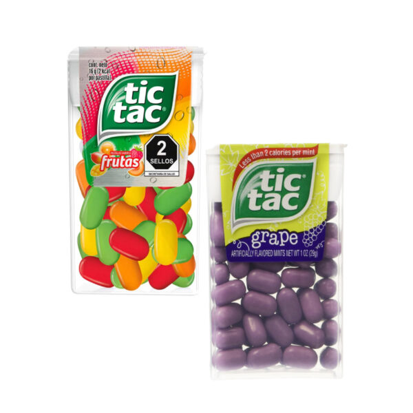 TIC TAC TUTIFRUTTI + UVA