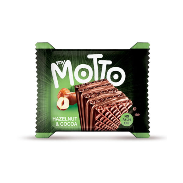 MY MOTTO HAZELNUT &amp; COCOA WAFER 1*10*12