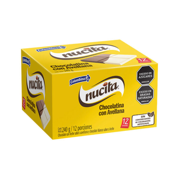 NUCITA CHOCOLATINA X 12 EC (18PL/12/20G)
