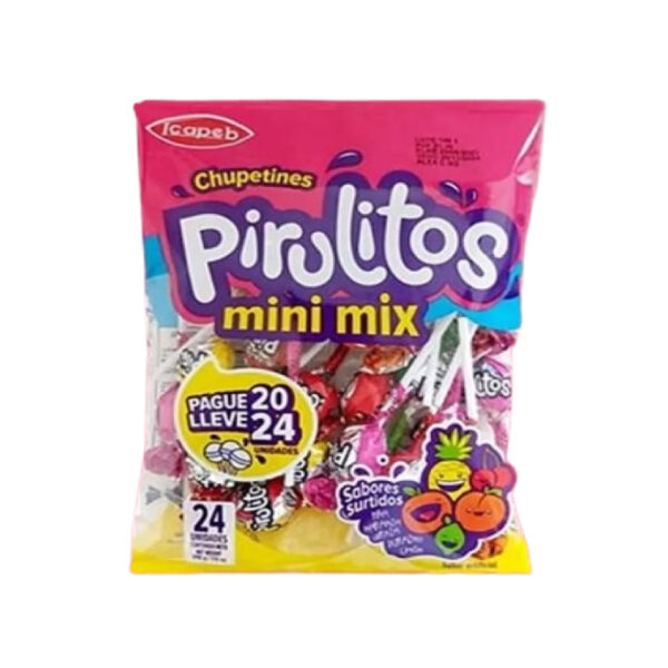 PIRULITOS MINI (216G) 9G X 24 X 36