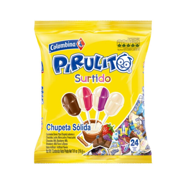 PIRULITO SURTIDO EC (16BS/48UN/9G)
