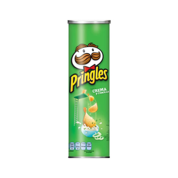 PRINGLES PAPAS CREMA Y CEBOLLA 124GR