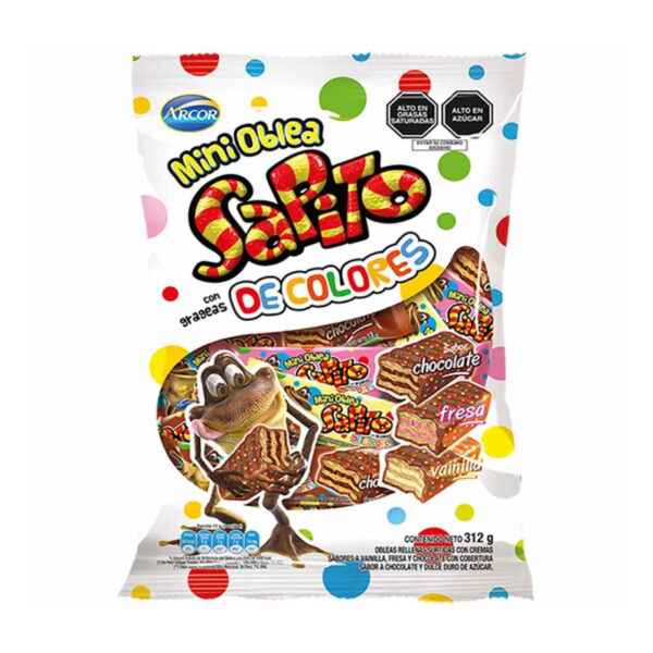 OBLEA SAPITO FIESTA*100