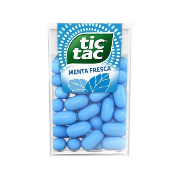 TIC TAC CARAMELO DURO MENTA FRESCA 16G DSX12UN 24