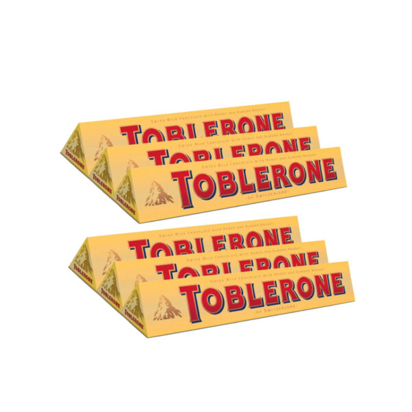 TOBLERONE CHOCOLATE CON LECHE CON MIEL Y NOUGAT DE ALMENDRA 360G X 10%%CAJA10
