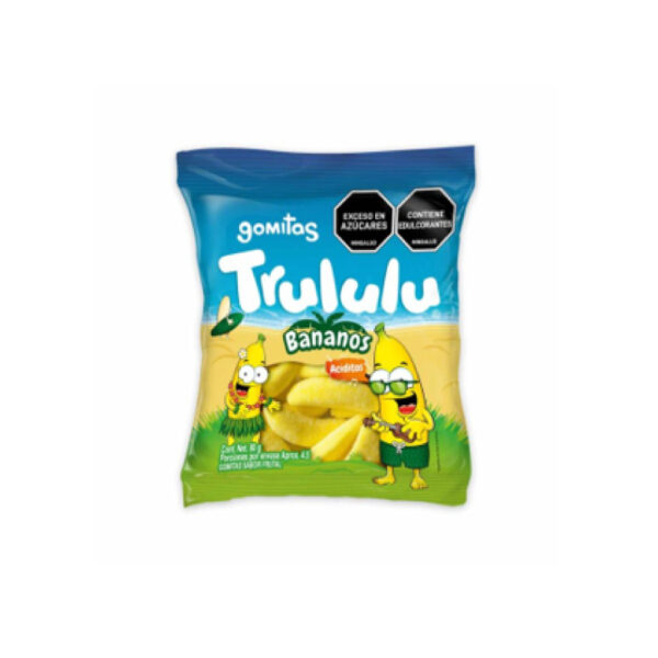 TRULULU BANANA ACIDITOS 80GR 1*1*24