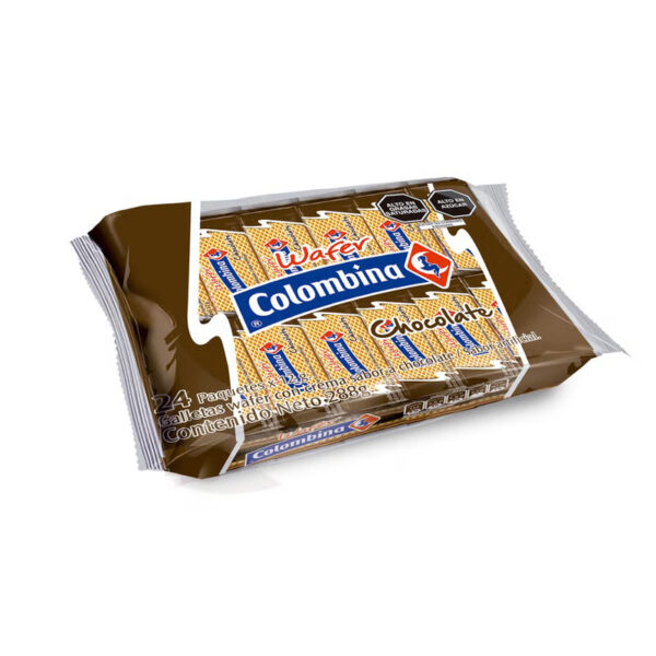 Wafer Colombina*24 CHOCOLATE