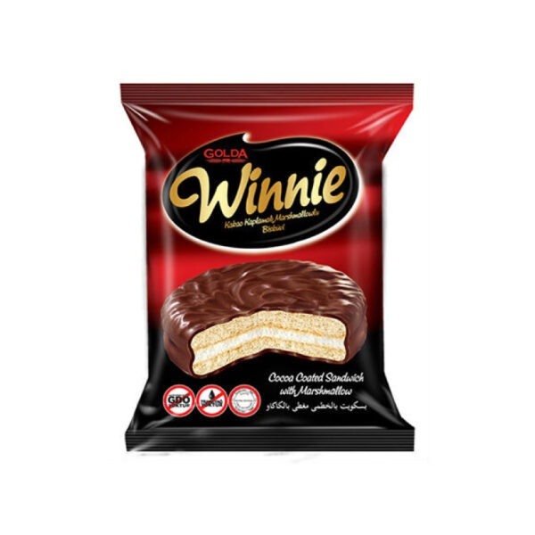 WINNIE MARSHMALLOW  CHOCOLATE 30GR  6DISP*24UNID
