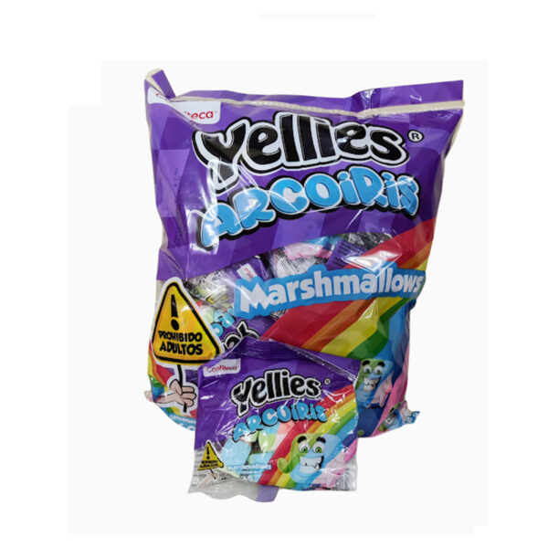 YELLIES ARCOIRIS MARSHMALLOWS 20g 30 X 12 RV1