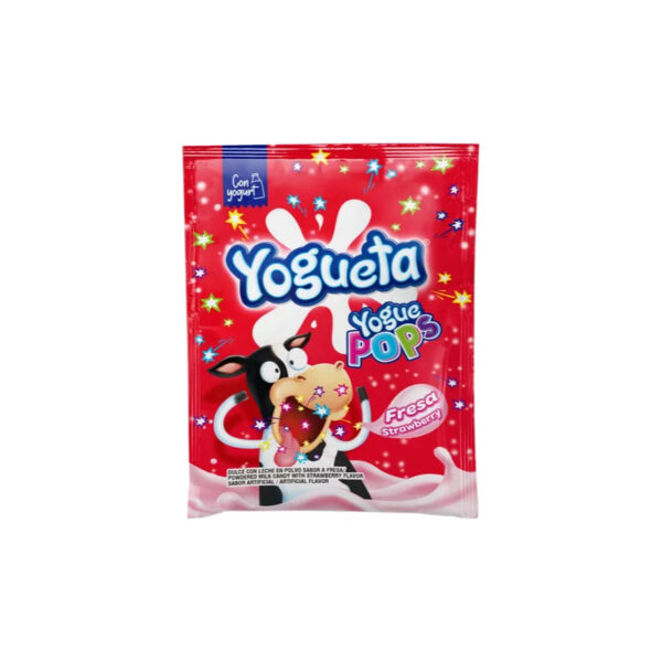YOGUETA YOGUE POPS FRESA 12X12 (8G) DISP