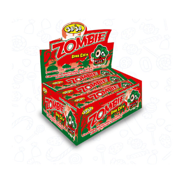 ZOMBIE CHEW MANZANA 24DP*60UND*9G